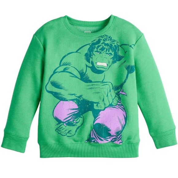 Jumping Beans Marvel The Hulk Fleece Sweatshirt - Picture 1 of 1